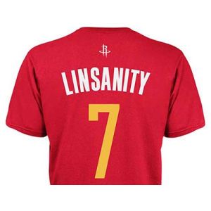 Houston Rockets Jeremy Lin adidas NBA Linsanity Player T Shirt