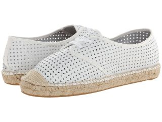 DKNY Ivana   Lace Up Espadrille Womens Lace up casual Shoes (White)