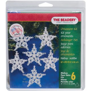 Traditional Star Holiday Beaded Ornament Kit