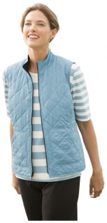 Diamond quilted Reversible Vest