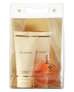 Three Piece Set of Perfume, Luminous Pearl Body Lotion & Essential