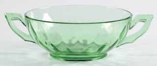 Heisey Yeoman Green Cream Soup Bowl Only   Stem #1184, Moongleam (Green)