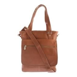 Piel Leather Laptop/tablet Carry all Tote 3011 Saddle Leather