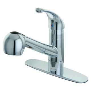Pull Out Sprayer Chrome Kitchen Faucet