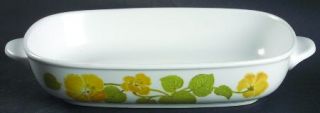 Noritake Flower Time 9 Oval Baker/Vegetable Bowl, Fine China Dinnerware   Progr