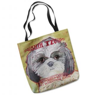 Favorite Dog Breeds Tote Bag, Shih Tzu