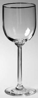 Lenox Fillmore Clear Wine Glass   Platinum Trim