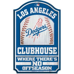 Los Angeles Dodgers Wincraft 11x17 Wood Sign