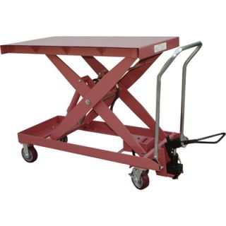  Foot Operated Lift Table Cart   2,200Lb. Capacity