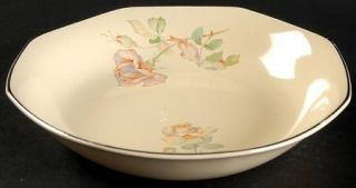 Homer Laughlin  W132 Coupe Soup Bowl, Fine China Dinnerware   Yellowstone Shape,