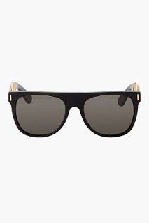 Super Black Flat Top Francis Sunglasses