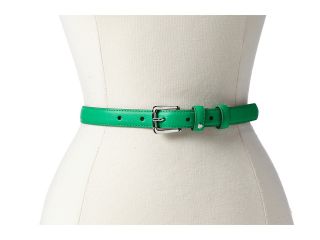 LAUREN by Ralph Lauren 3/4 Leather Belt w/ Roller Buckle Womens Belts (Green)