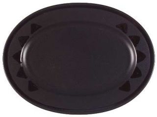 Pfaltzgraff Midnight Sun 12 Oval Serving Platter, Fine China Dinnerware   Stone