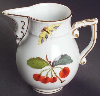 Herend Market Garden (Fr) Mini Creamer, Fine China Dinnerware   Fruits & Insects
