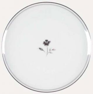 Sango Symphony (Platinum Trim) Dinner Plate, Fine China Dinnerware   Gray Rose&B