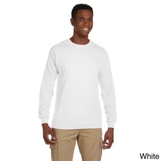 Gildan Mens Ultra Cotton Long Sleeve Pocket T shirt