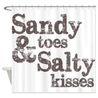  Sandy Toes Salty Kisses Shower Curtain  Use code FREECART at Checkout