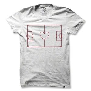 Objectivo ULTRAS Heart Soccer Field Womens T Shirt