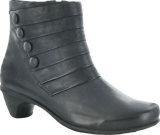 Womens Naot Legend   Brushed Black Leather Boots
