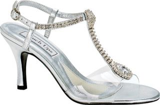 Womens Touch Ups Kristal   Silver Metallic Ornamented Shoes