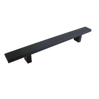 Contemporary 12 Rectangular Design Matte Black Finish Cabinet Bar Pull Handle (case Of 25)