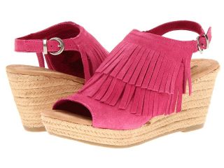 Minnetonka Ashley Womens Wedge Shoes (Pink)