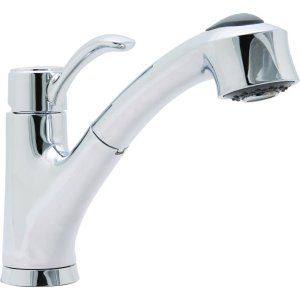 Premier Faucets 284454 Sanibel Lead Free Single Handle Pull Out Kitchen Faucet