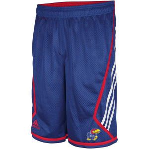 Kansas Jayhawks adidas NCAA 3 Stripe Mesh Shorts