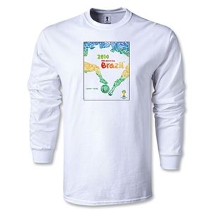 Euro 2012   Official Event Poster 2014 FIFA World Cup Brazil(TM) Mens LS T Shir