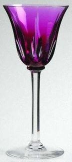St Louis Cerdagne Violet Hock Wine   Clear, Vertical Cuts