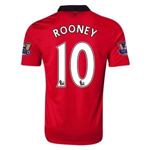 Nike Manchester United 13/14 ROONEY Home Soccer Jersey