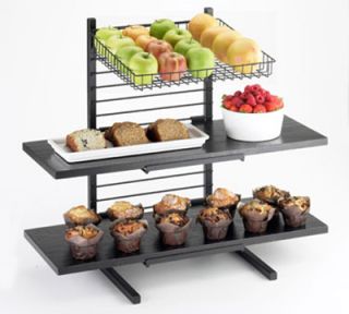 Cal Mil 14 3 Tier Merchandiser Frame Only   Black