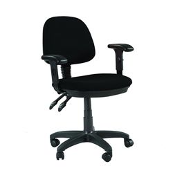 Martin Feng Shui Desk Height Chair In Black (BlackMaterials Plastic, steel, wood, cloth, foamDimensions 40 inches high x 23 inches wide x 24 inches deep Weight capacity 275 poundsSeat Size 18 inches wide X 17 inches deepBack Size 15 inches wide X 16 
