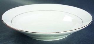 Philippe Richard Double Gold Band Soup/Cereal Bowl, Fine China Dinnerware   All