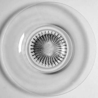 Heisey Revere Clear (Non Optic) 7 Salad Plate   Line #1183, Plain, Non Optic, C