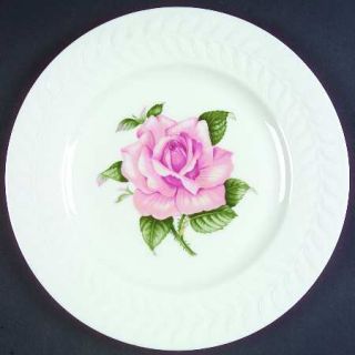 Haviland Regents Park Rose Luncheon Plate, Fine China Dinnerware   New York,Rege
