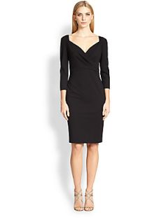 Escada Crossover Bodice Dress