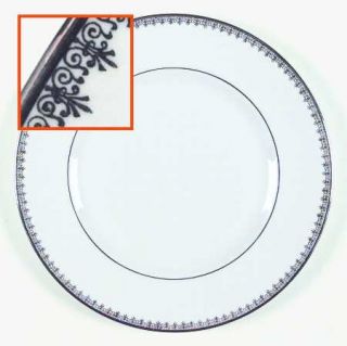 Royal Grafton Swan Lake Dinner Plate, Fine China Dinnerware   Platinum Border De