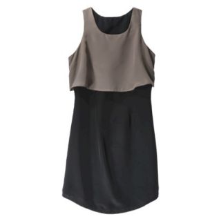 Mossimo Womens Crop Top Dress   Timber/Black XS