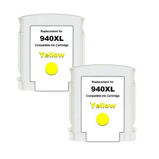 Hp 940xl (c4909an) Yellow High Yield Compatible Ink Cartridge (pack Of 2) (YellowPrint yield 1400 pages at 5 percent coverageNon refillableModel NL 2x HP 940XL YellowThis item is not returnable Warning California residents only, please note per Proposi