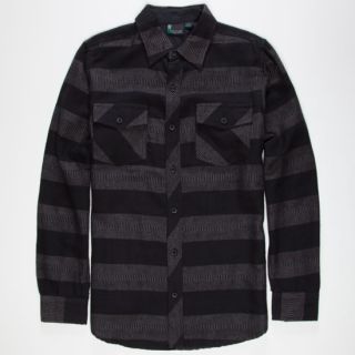 Oxnard Mens Flannel Shirt Black In Sizes Medium, X Large, Small, Xx 