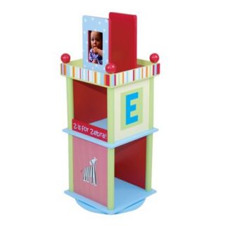 Kids Bookcase Levels of Discovery Alphabet Soup Revolving Bookcase   Blue/