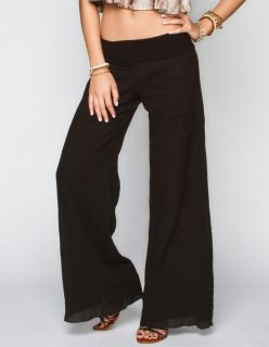 Womens Gauze Pants Black In Sizes Medium, Small, Large, X Large For Women