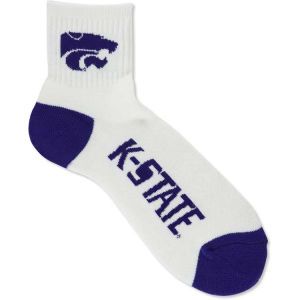 Kansas State Wildcats For Bare Feet Ankle White 501 Sock