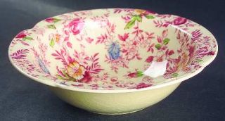 Johnson Brothers Old English Chintz Pink/Multicolor Rim Cereal Bowl, Fine China