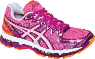 Womens ASICS GEL Kayano® 20   Pink/White/Purple Running Sneakers