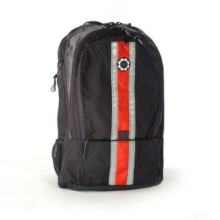 DadGear Backpack Diaper Bag   Center Stripe Red Multicolor   BP CS RD