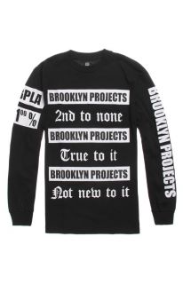 Mens Brooklyn Projects T Shirts   Brooklyn Projects True To It Long Sleeve T Shi