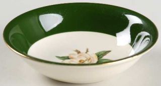 Lifetime Jaderose Fruit/Dessert (Sauce) Bowl, Fine China Dinnerware   Green Rim,