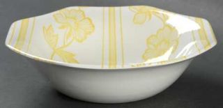 J & G Meakin Lotus Yellow Coupe Cereal Bowl, Fine China Dinnerware   Liberty, Ye